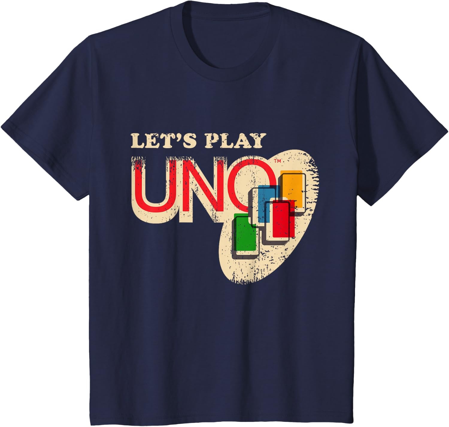 image:imageVintage Lets Play UNO TShirtNavy Blue