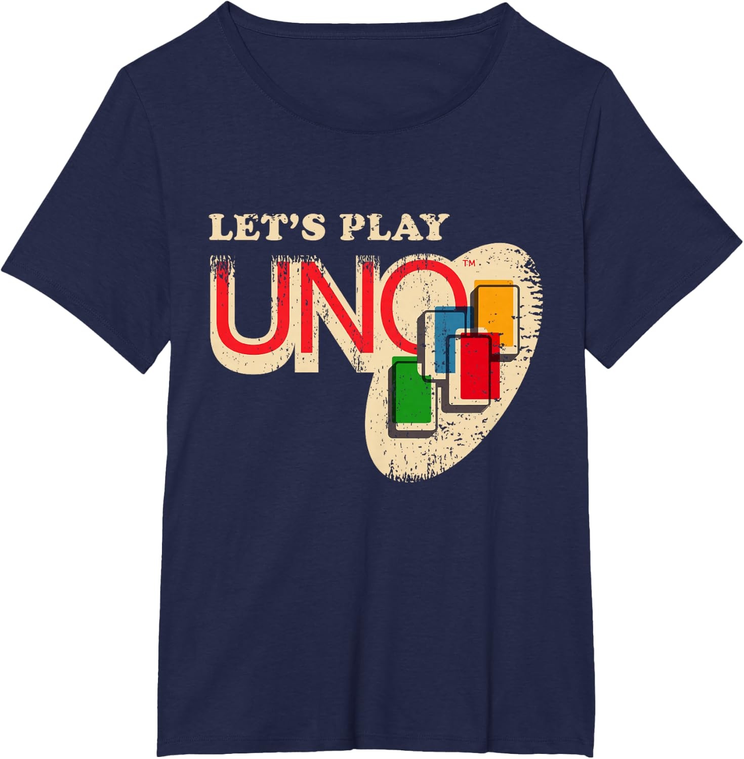 image:imageVintage Lets Play UNO TShirtNavy Blue