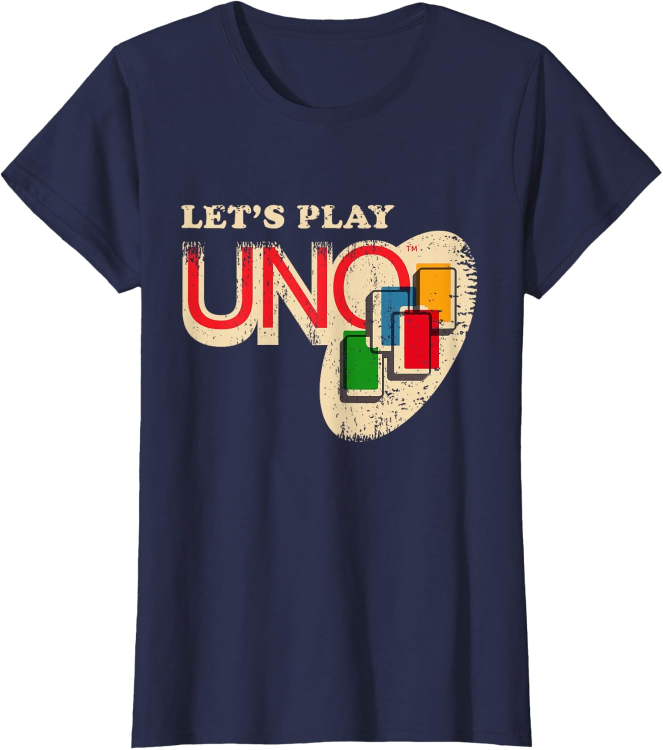 image:imageVintage Lets Play UNO TShirtNavy Blue