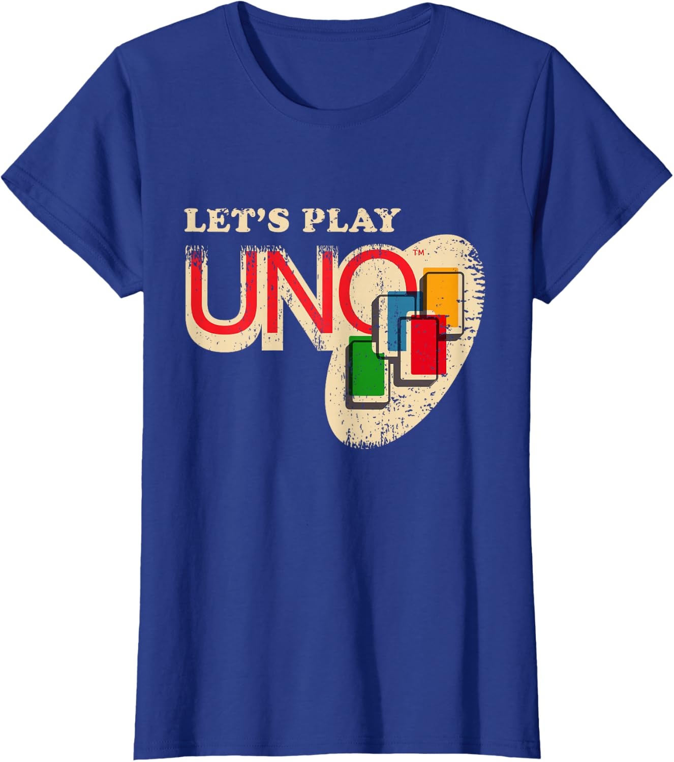 image:imageVintage Lets Play UNO TShirtRoyal Blue