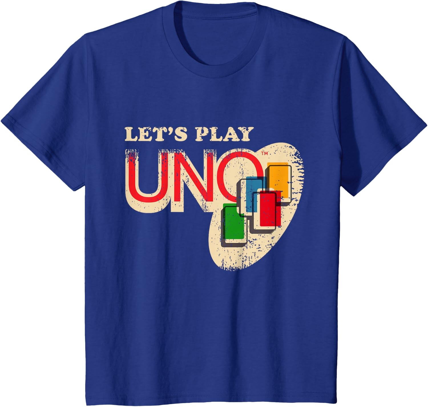 image:imageVintage Lets Play UNO TShirtRoyal Blue