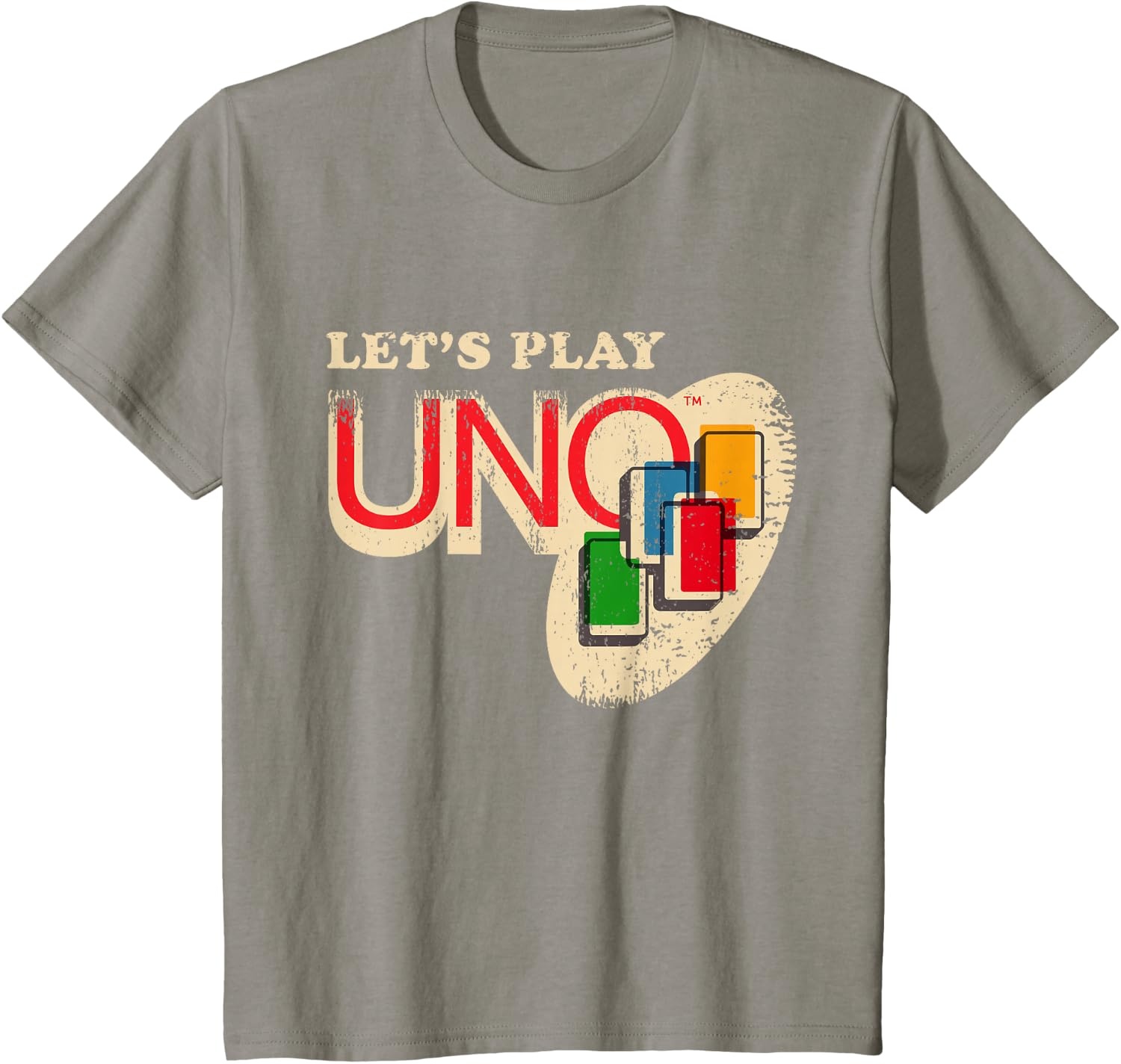 image:imageVintage Lets Play UNO TShirtSlate Grey