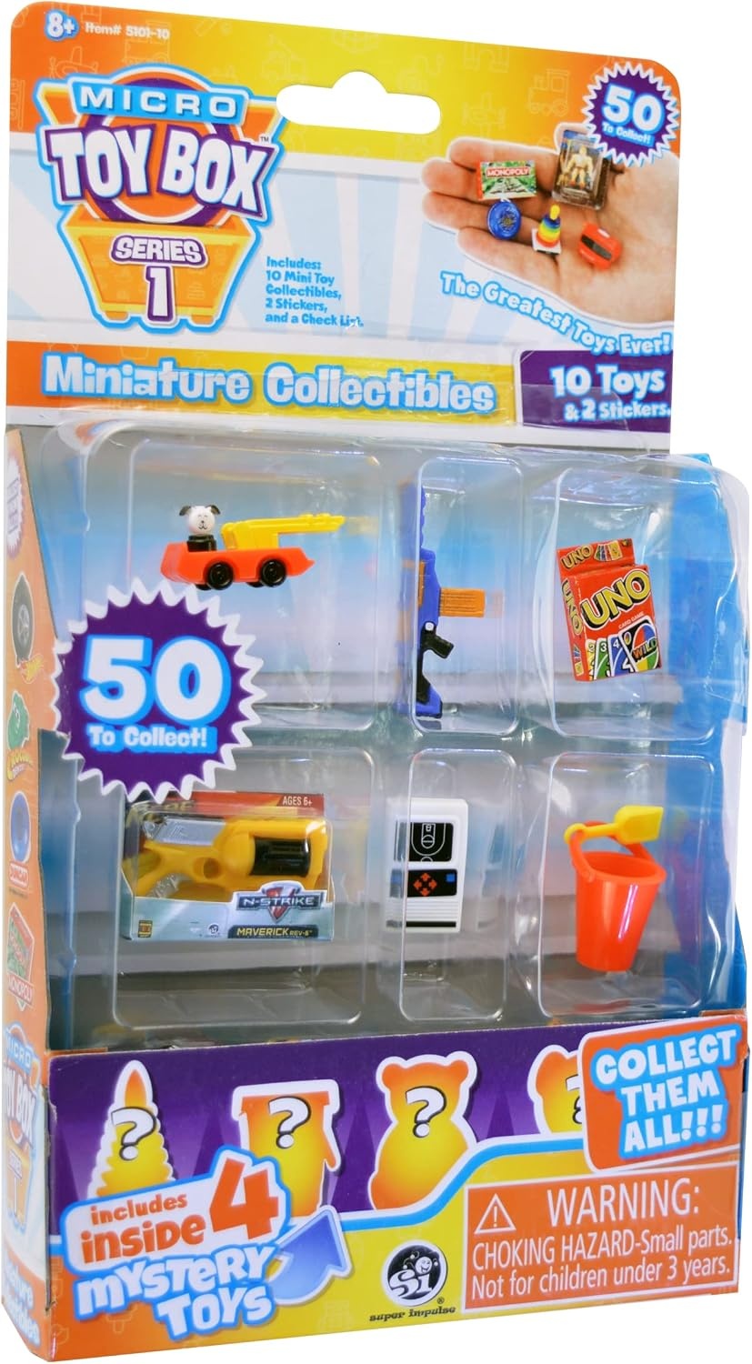 image:imageWorlds Smallest Micro Toy Box Series 1 Mini Collectible10 pack