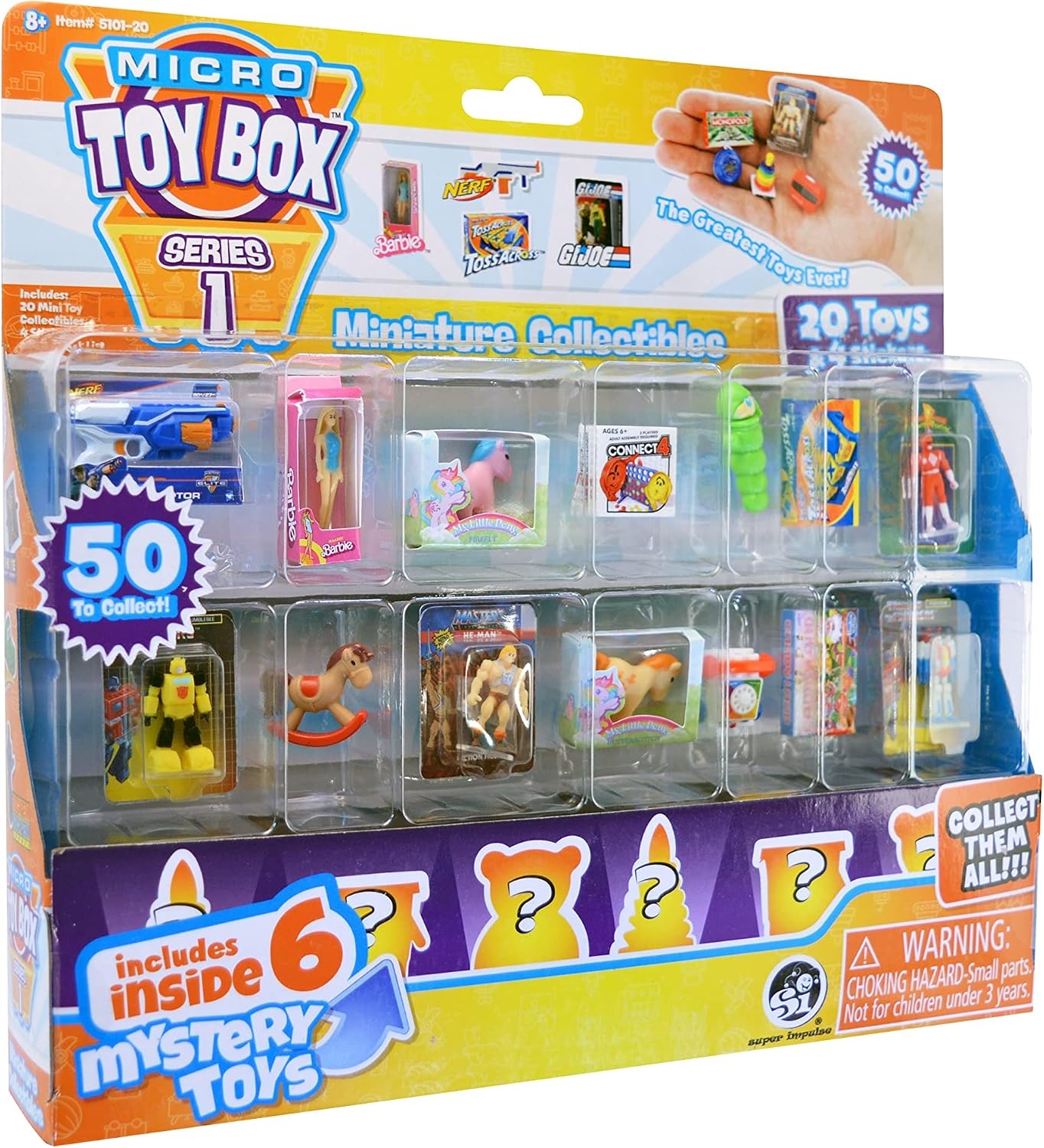image:imageWorlds Smallest Micro Toy Box Series 1 Mini Collectible20 pack