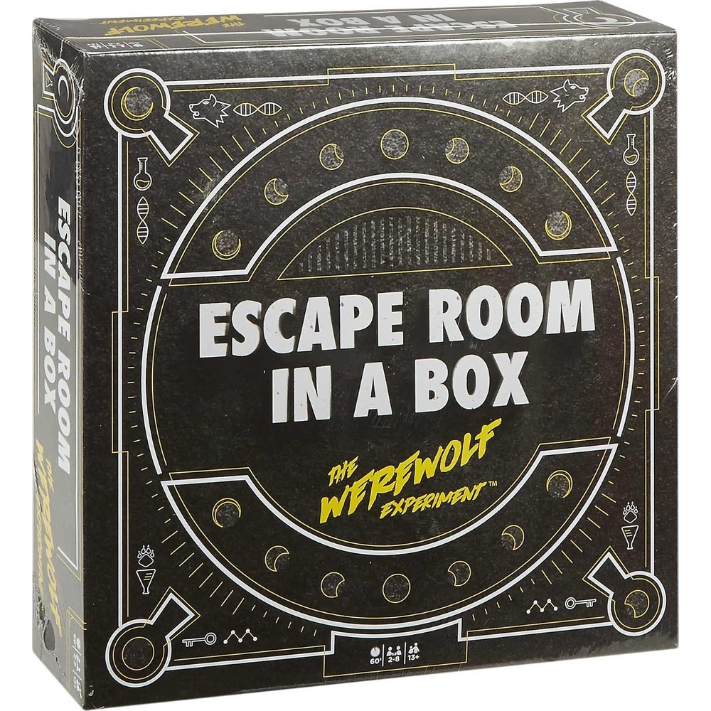 image:imageMattel Games Escape Room in a Box The Werewolf Experiment Room Escape Group Game for Teens and Adults with 19 2D and 3D Puzzles Connects to Amazon Alexa Makes a Great Gift for 13 Year Olds and UpEscape Room In A Box Werewolf Experiment