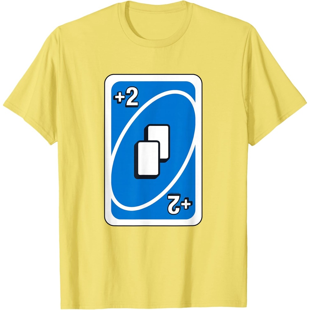 image:imageUNO Blue Draw Two Card TShirtLemon Yellow