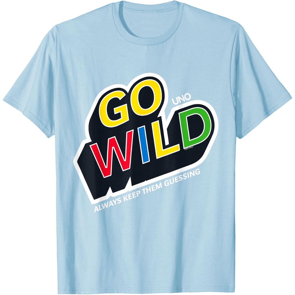 image:imageUNO  Go Wild TShirtBaby Blue