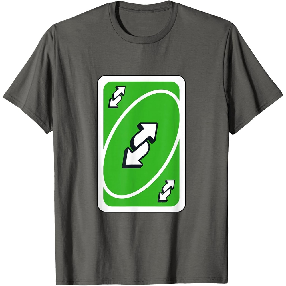 image:imageUNO Green Reverse TShirtAsphalt Grey