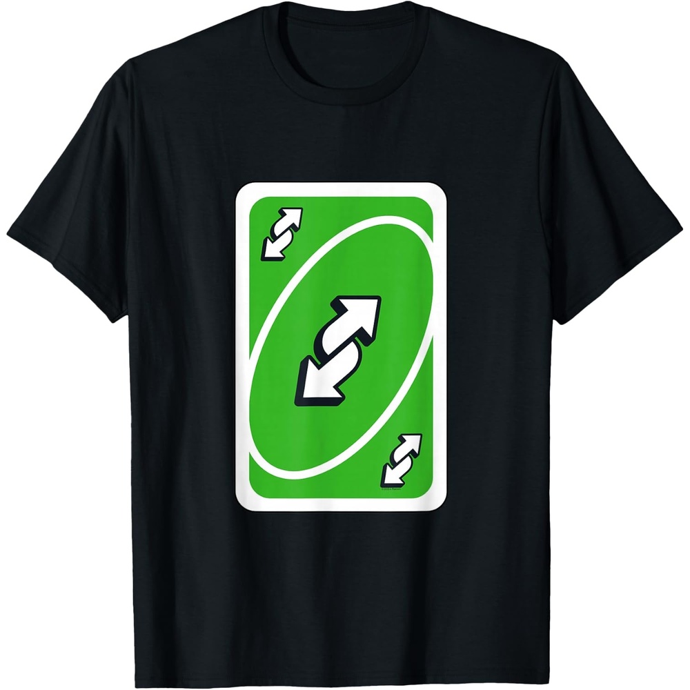 image:imageUNO Green Reverse TShirtBlack