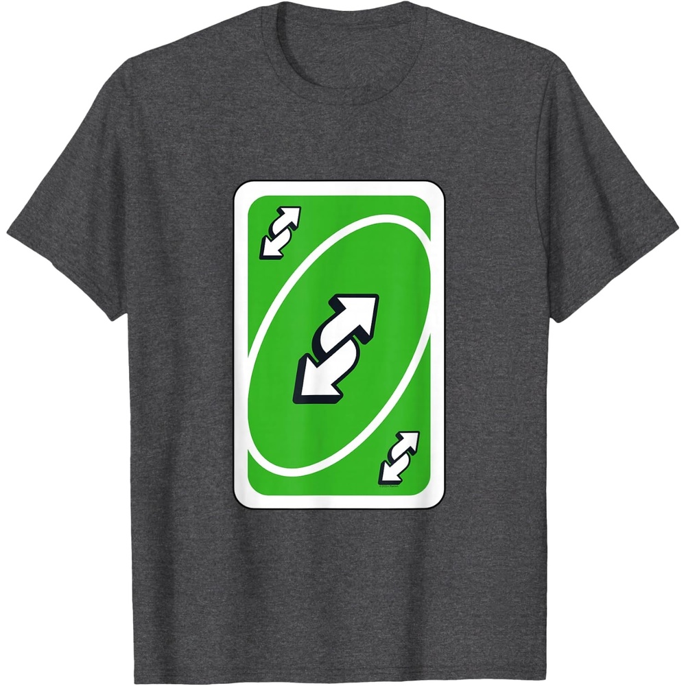 image:imageUNO Green Reverse TShirtDark Heather Grey