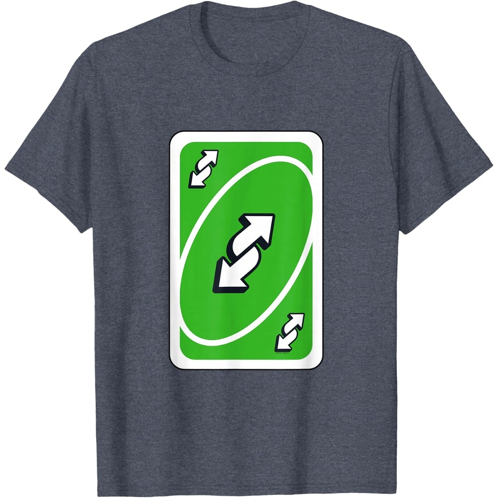 image:imageUNO Green Reverse TShirtHeather Blue
