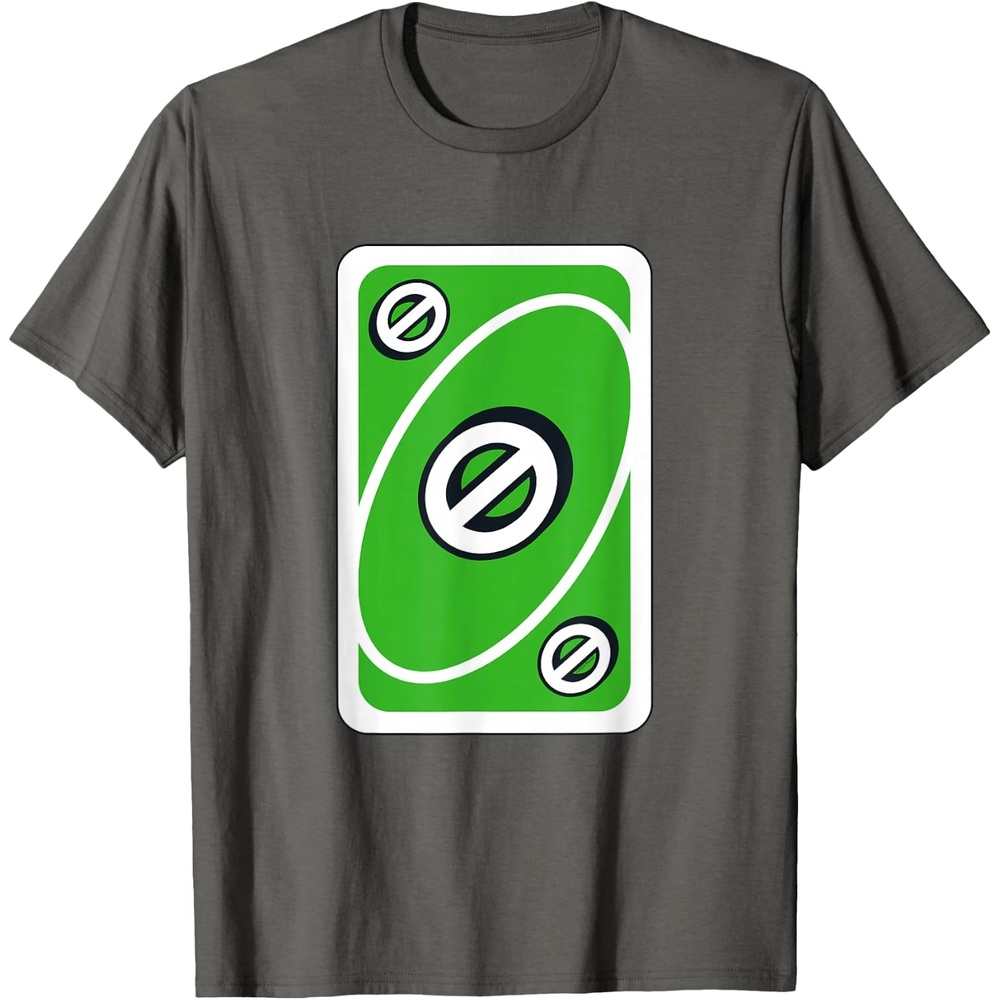 image:imageUNO Green Skip Card TShirtAsphalt Grey