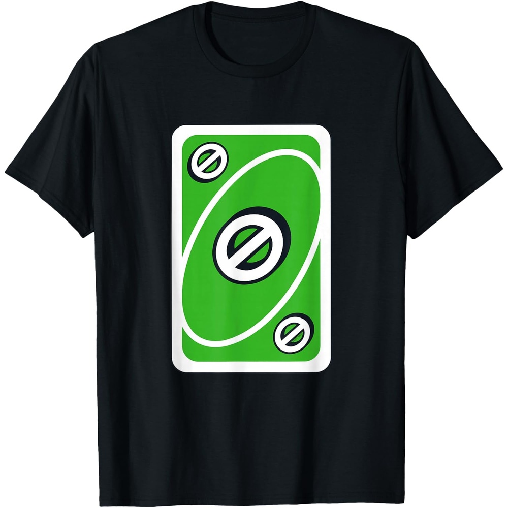 image:imageUNO Green Skip Card TShirtBlack