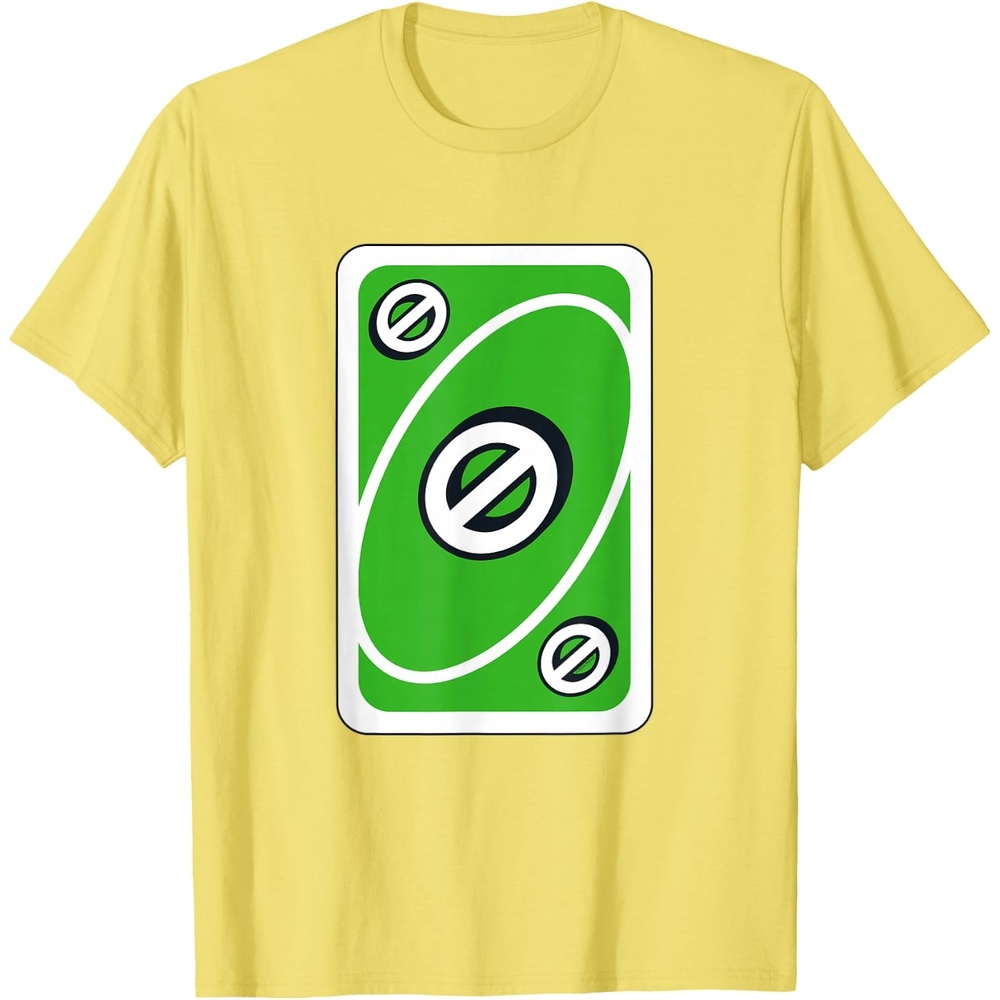 image:imageUNO Green Skip Card TShirtLemon Yellow