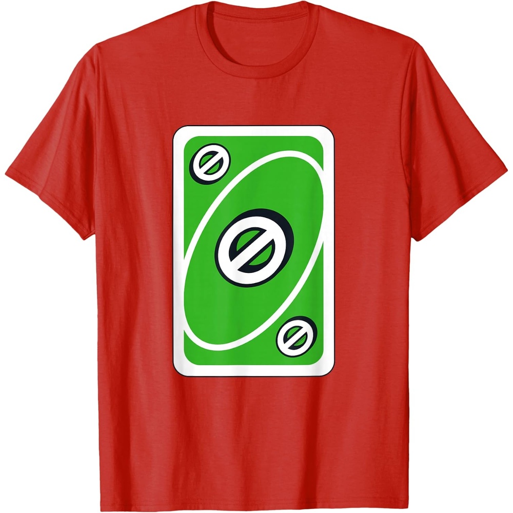 image:imageUNO Green Skip Card TShirtRed