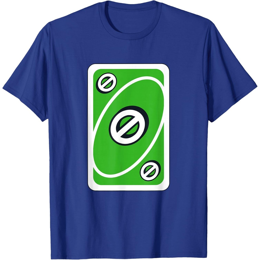 image:imageUNO Green Skip Card TShirtRoyal Blue