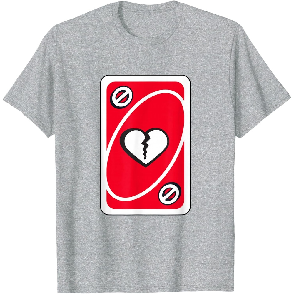 image:imageUNO Heart Skipping for You Valentines Day TShirtHeather Grey