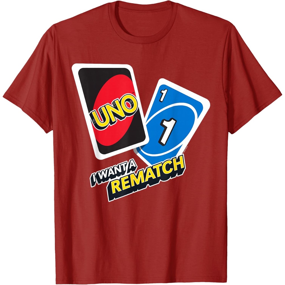 image:imageUNO I Want a Rematch TShirtCranberry Red