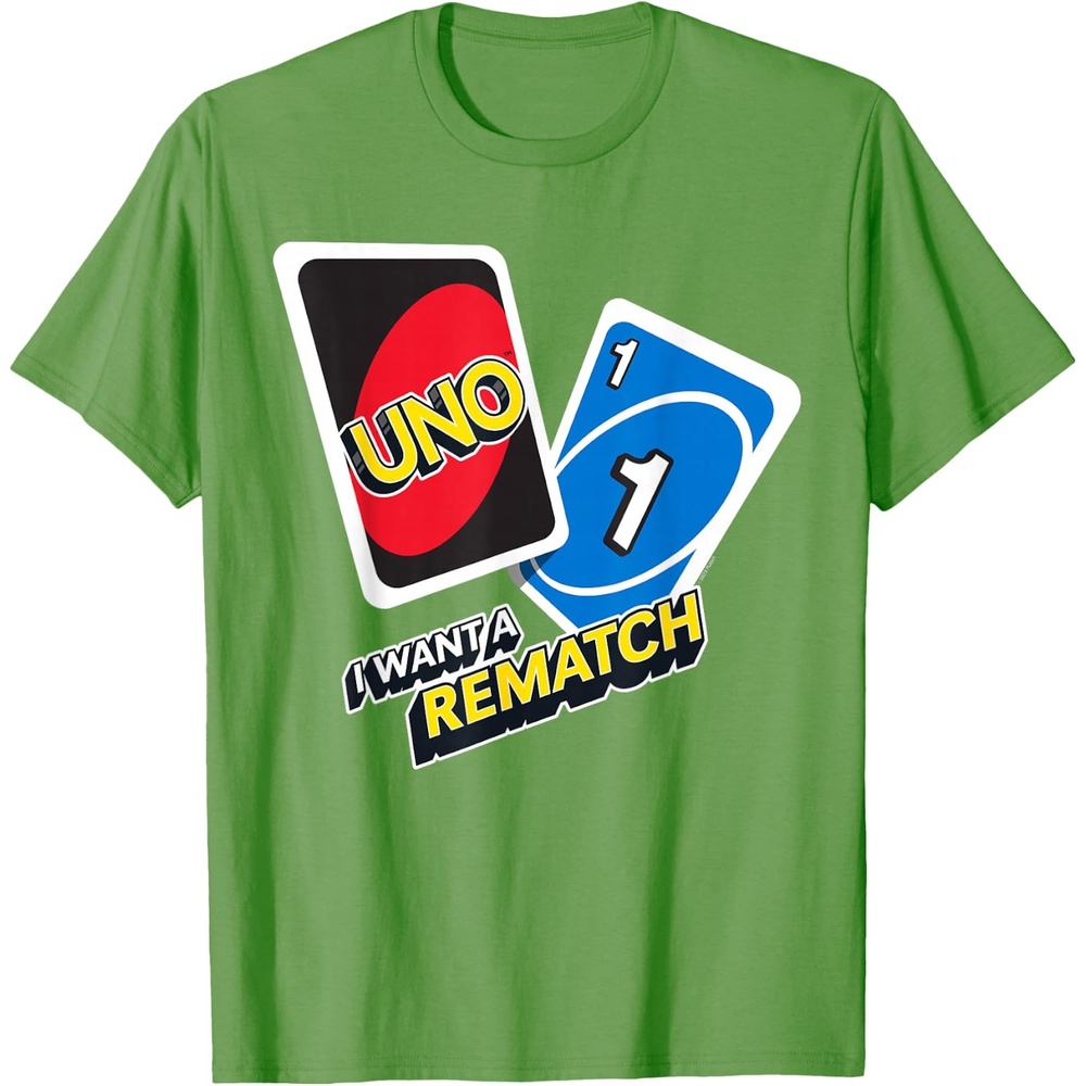 image:imageUNO I Want a Rematch TShirtGrass Green
