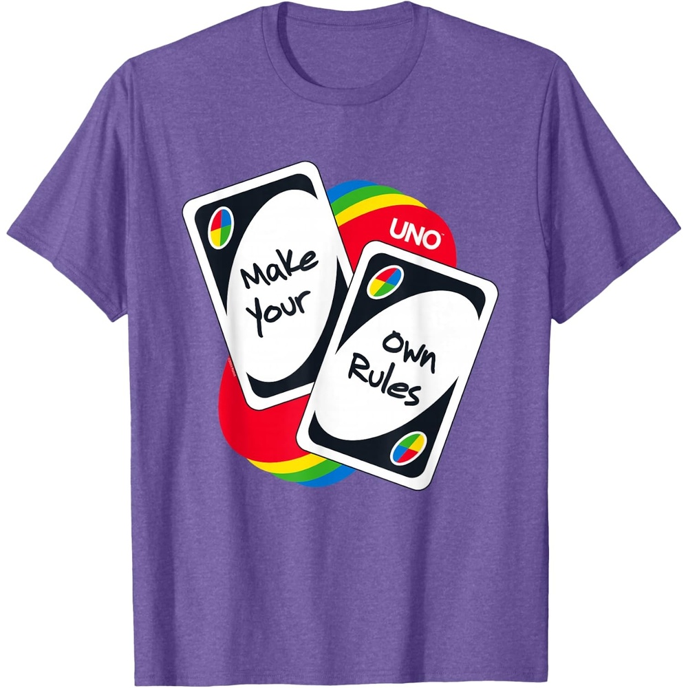 image:imageUNO Make Your Own Rules TShirtPurple Heather