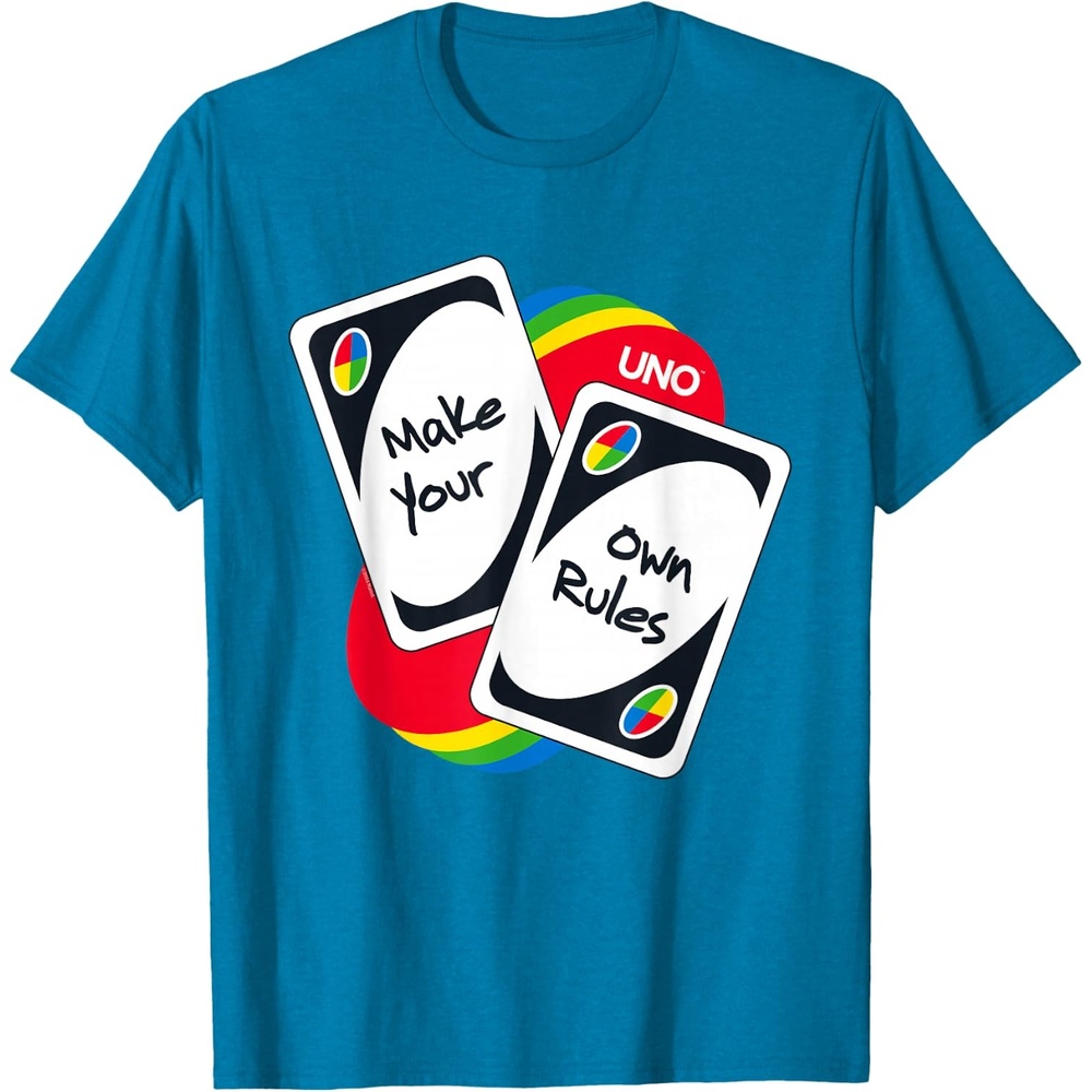 image:imageUNO Make Your Own Rules TShirtSapphire Blue