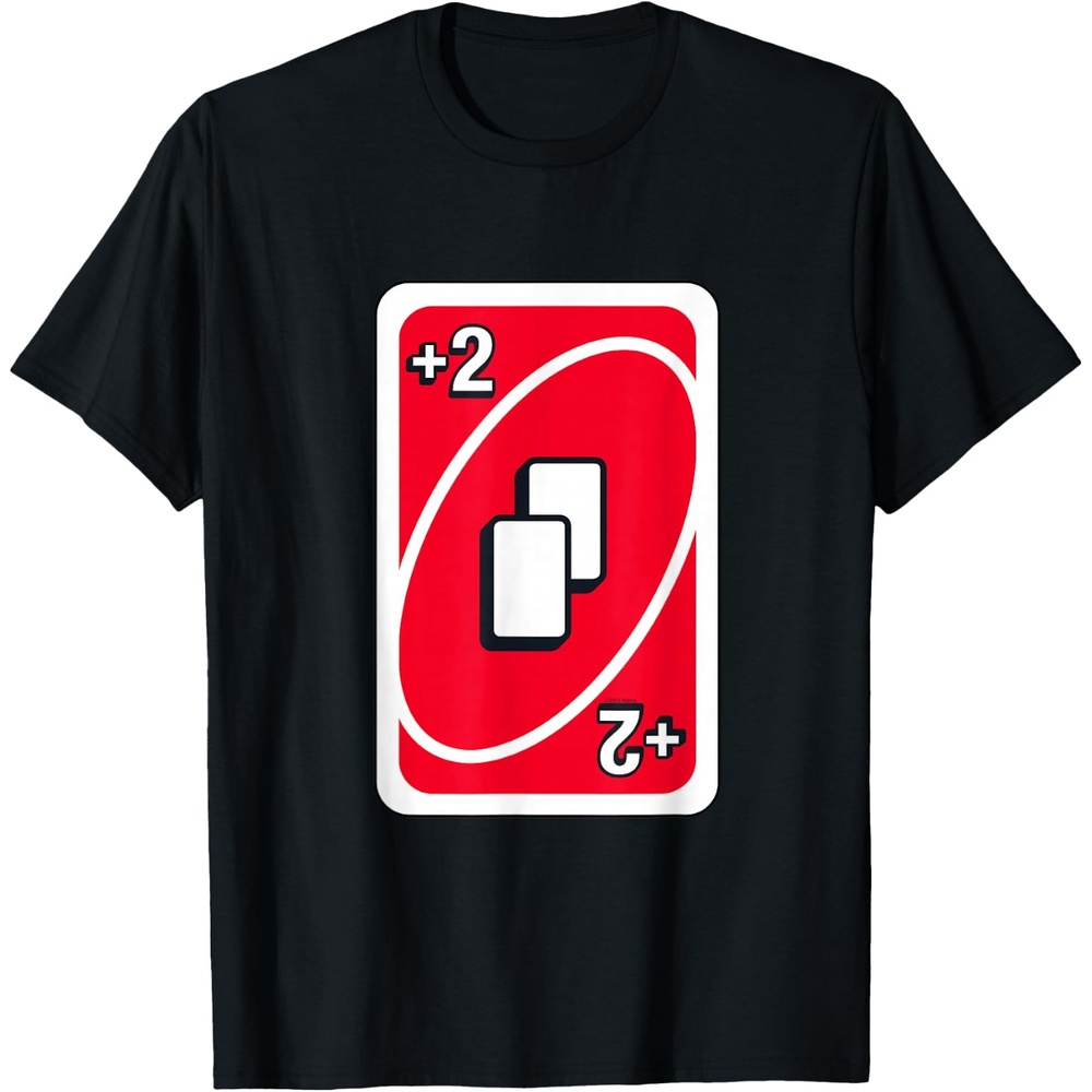 image:imageUNO Red Draw Two Card TShirtBlack