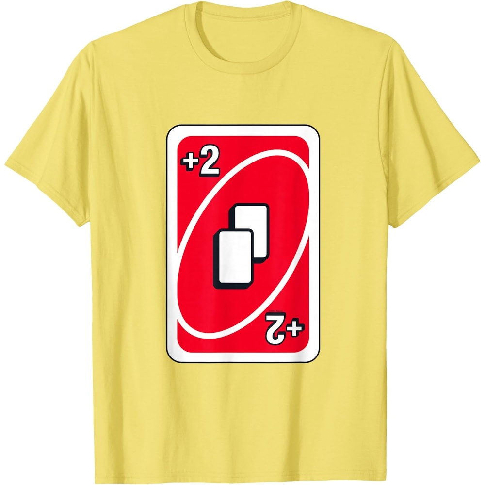 image:imageUNO Red Draw Two Card TShirtLemon Yellow
