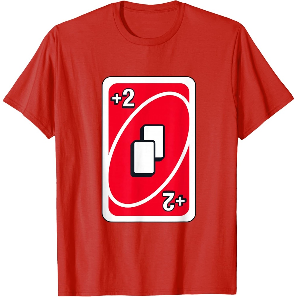 image:imageUNO  Red Draw Two Card TShirtRed
