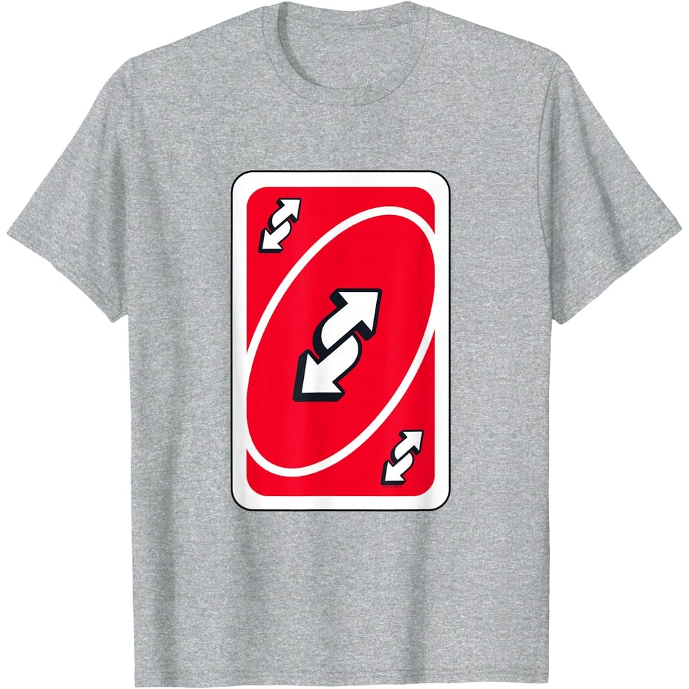 image:imageUNO Red Reverse Card TShirtHeather Grey