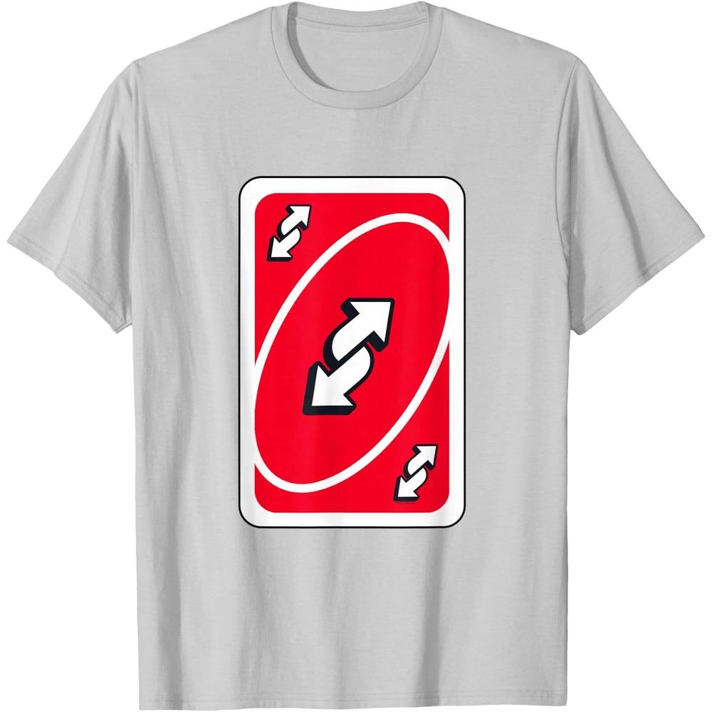 image:imageUNO Red Reverse Card TShirtSilver Grey