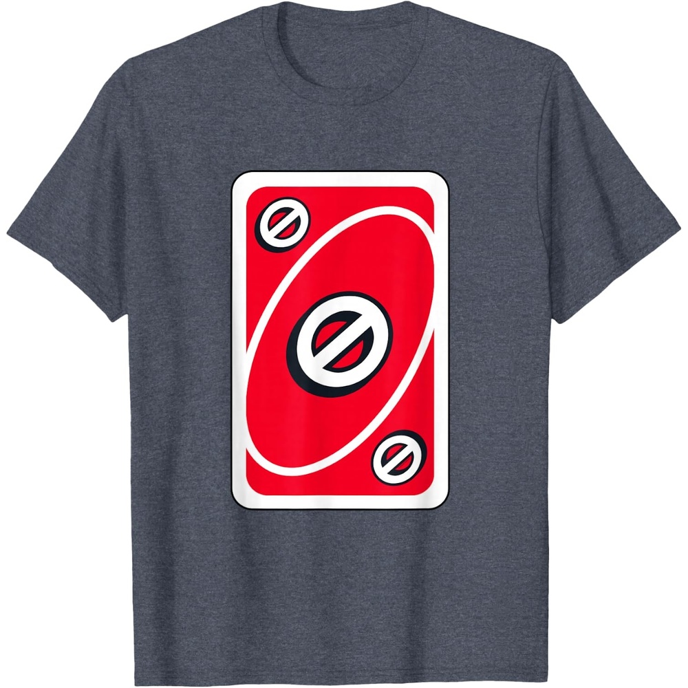 image:imageUNO Red Skip Card TShirtHeather Blue