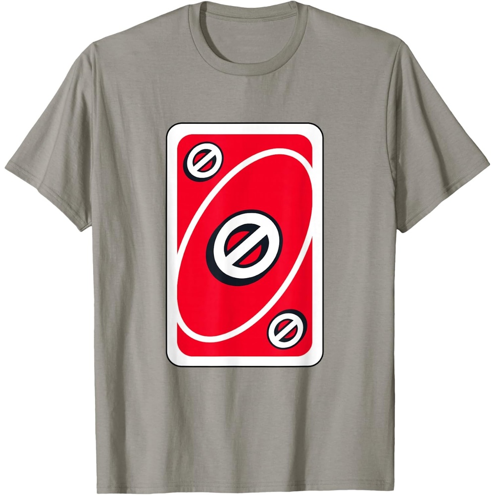 image:imageUNO Red Skip Card TShirtSlate Grey