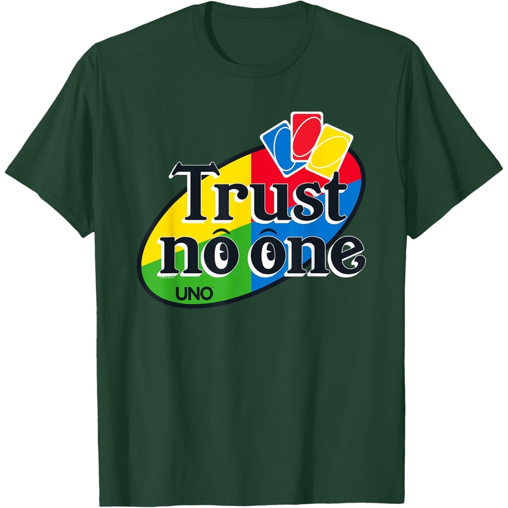image:imageUNO Trust No One TShirtDark Green