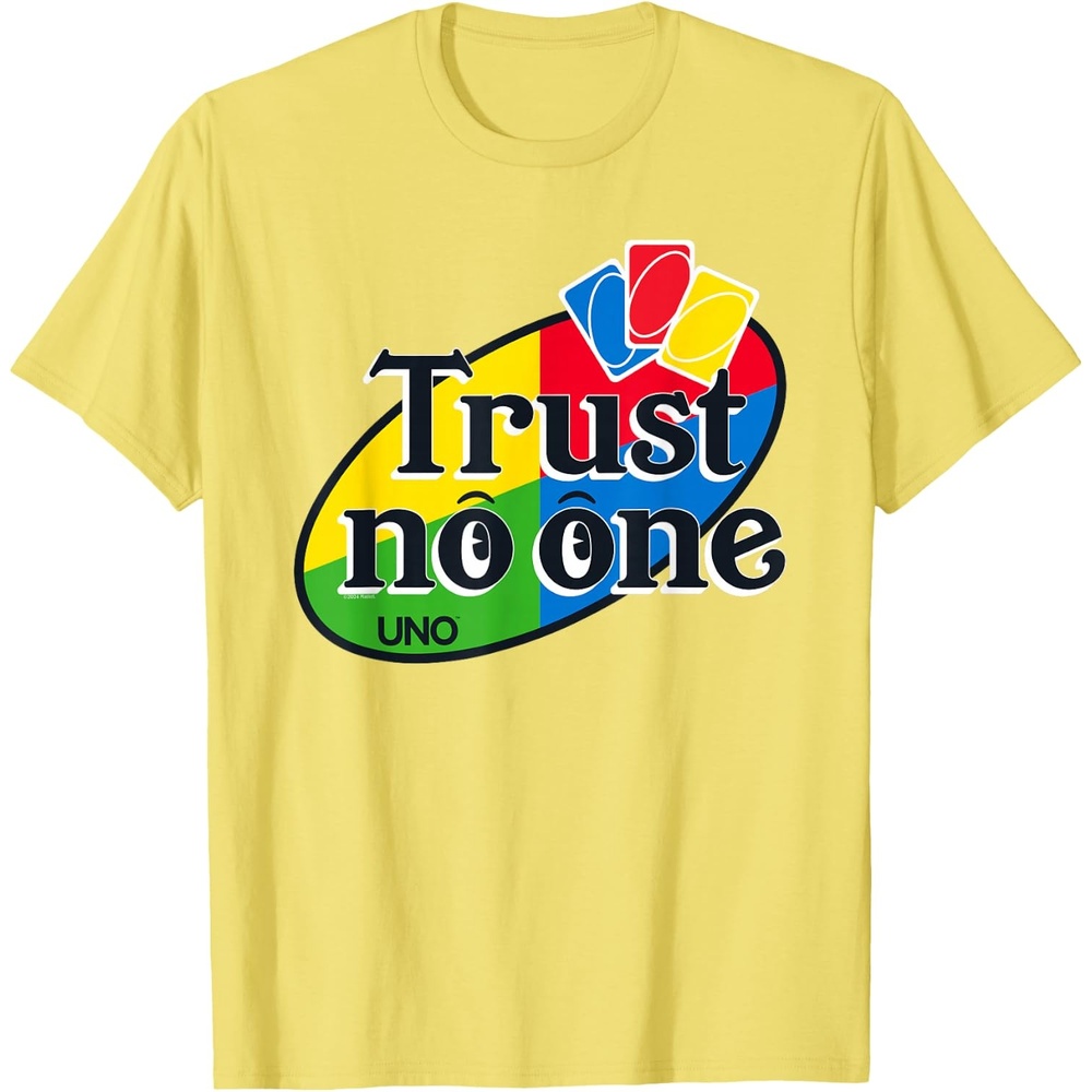 image:imageUNO Trust No One TShirtLemon Yellow