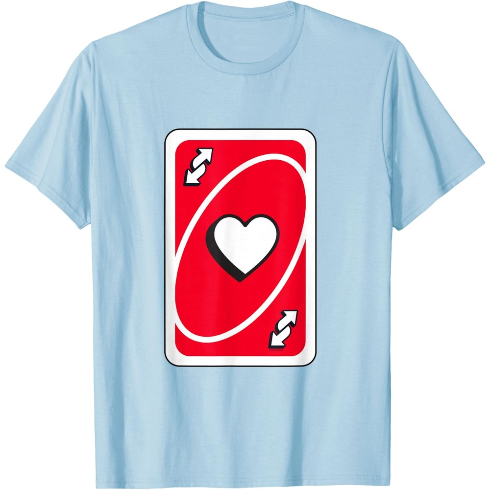 image:imageUNO Valentines Day Red Reverse Card TShirtBaby Blue