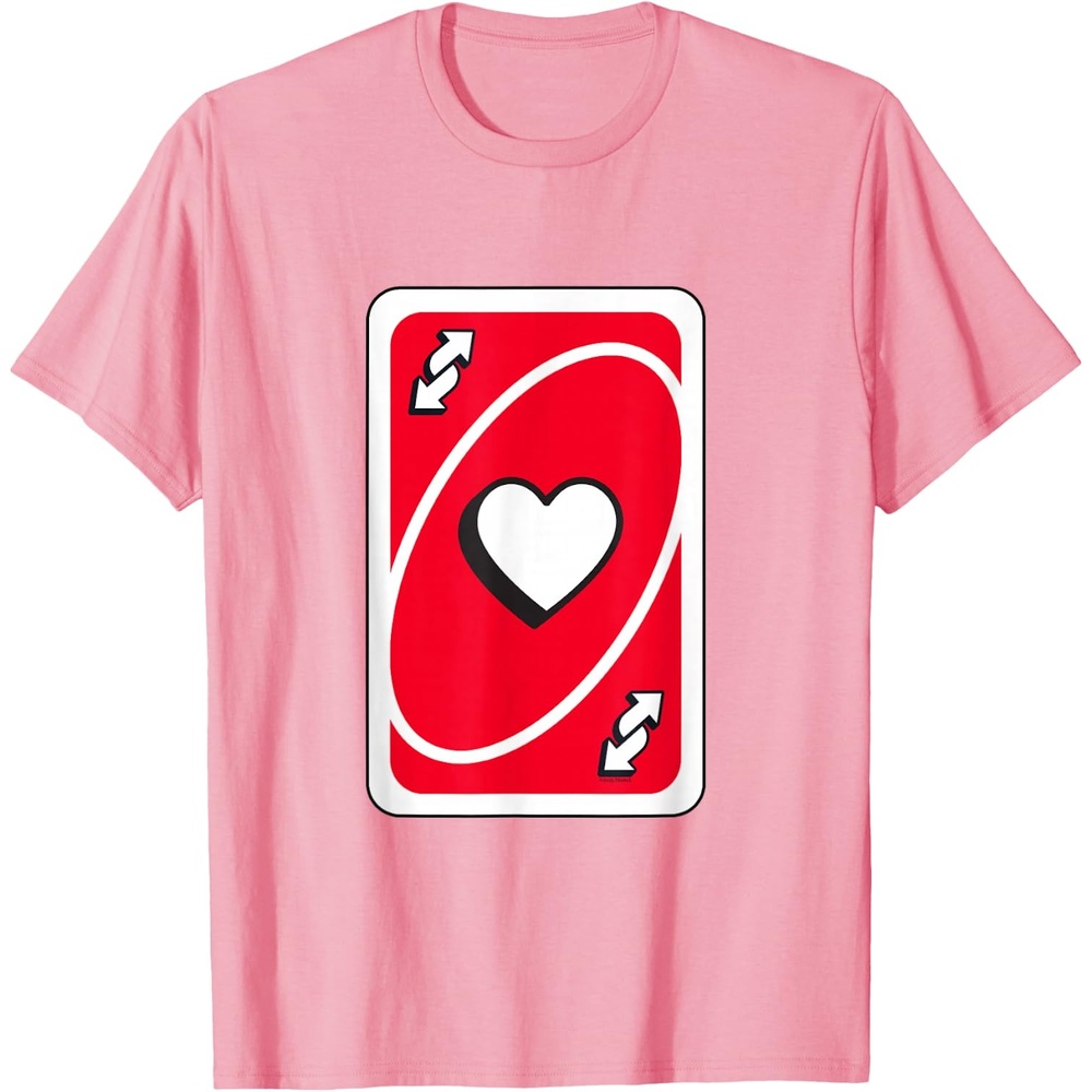 image:imageUNO Valentines Day Red Reverse Card TShirtPink
