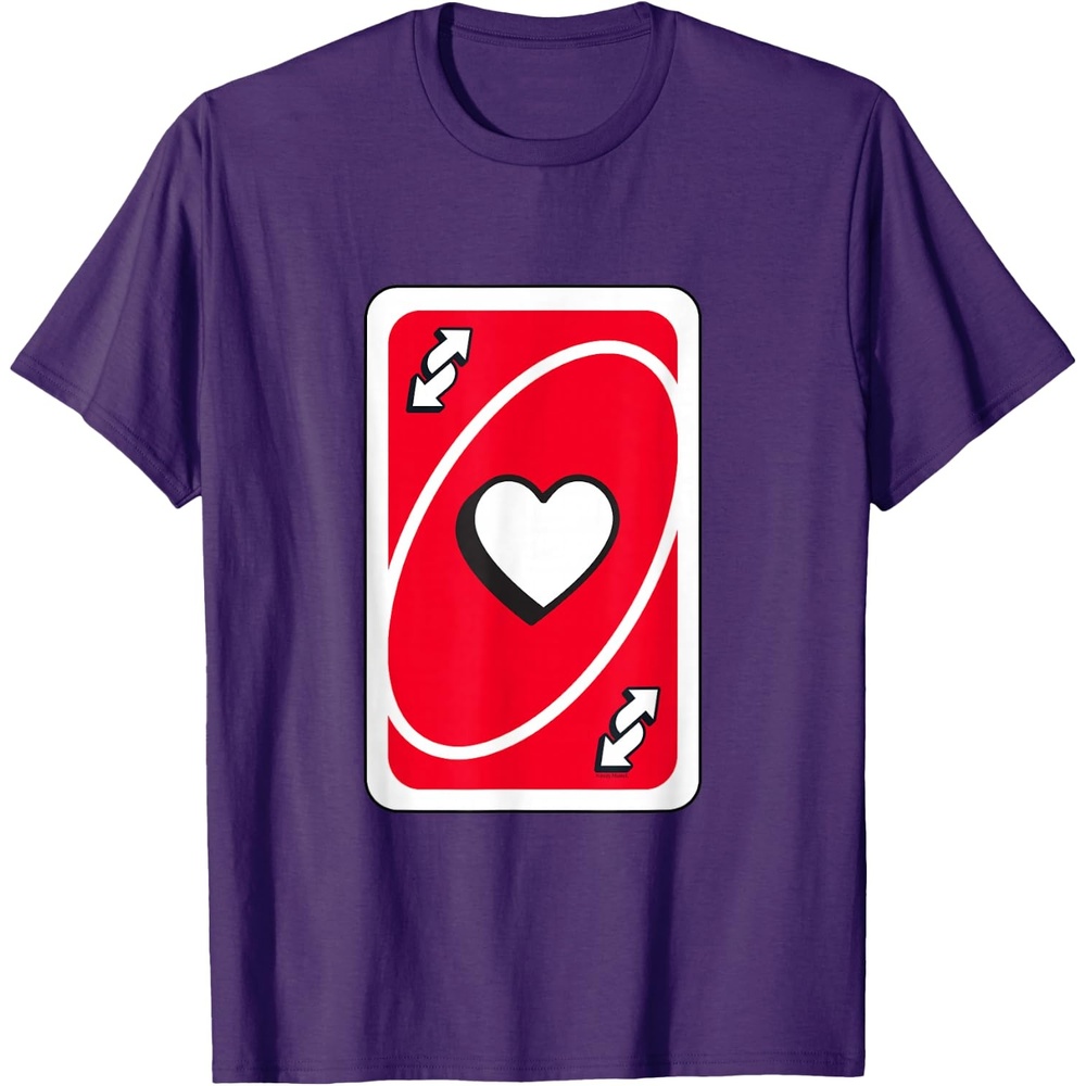 image:imageUNO Valentines Day Red Reverse Card TShirtPurple