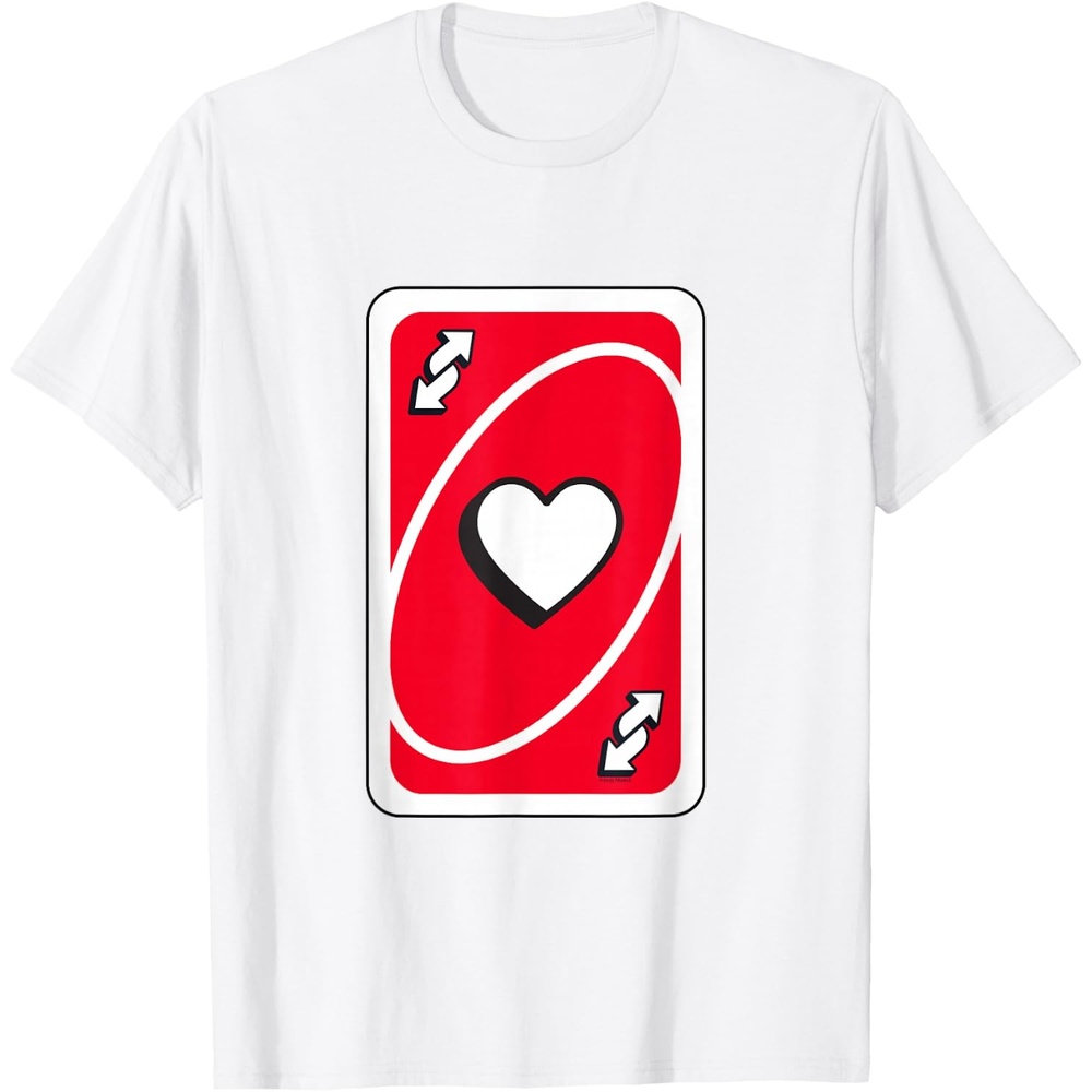 image:imageUNO Valentines Day Red Reverse Card TShirtWhite