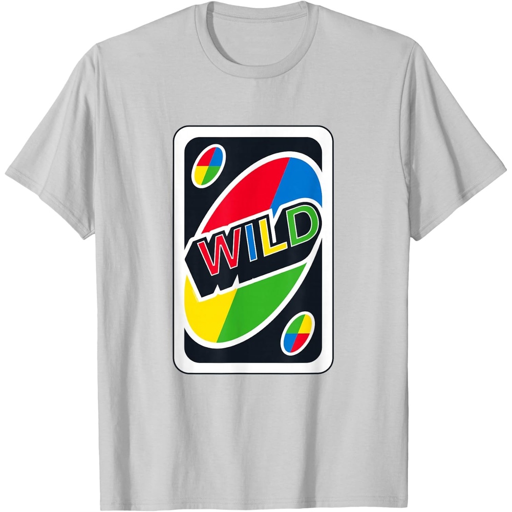 image:imageUNO Wild Card TShirtSilver Grey