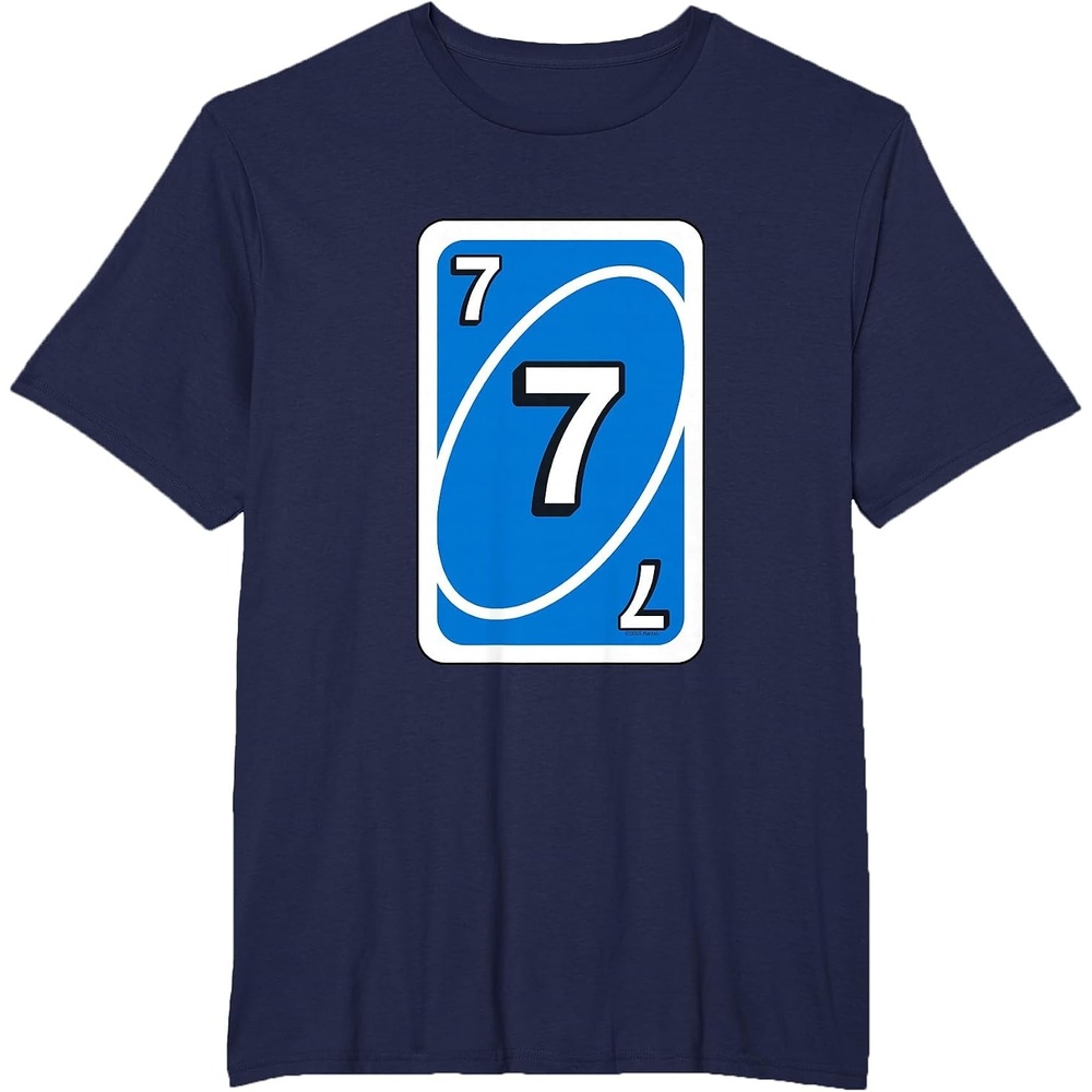 image:imageUNO Halloween Blue 7 Card TShirtNavy Blue
