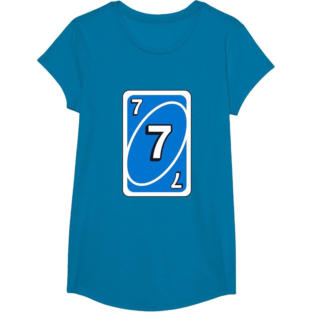 image:imageUNO Halloween Blue 7 Card TShirtSapphire Blue