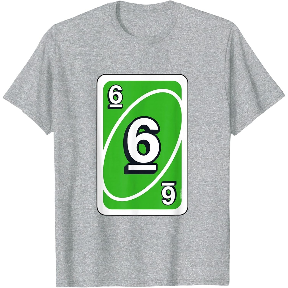image:imageUNO Halloween Green 6 Card TShirtHeather Grey