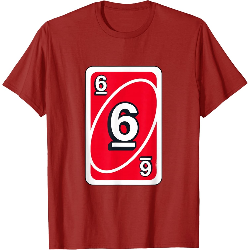 image:imageUNO Halloween Red 6 Card TShirtCranberry Red
