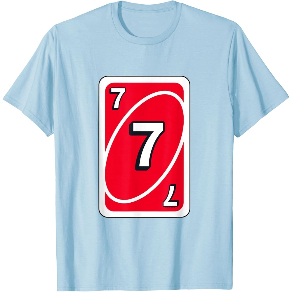 image:imageUNO Halloween Red 7 Card TShirtBaby Blue