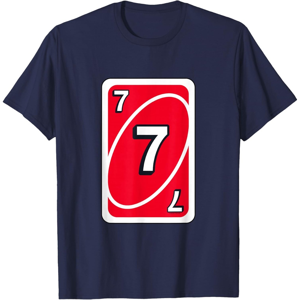 image:imageUNO Halloween Red 7 Card TShirtNavy Blue