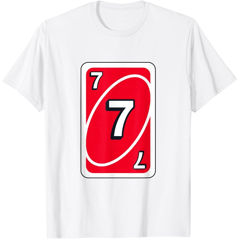 image:imageUNO Halloween Red 7 Card TShirtWhite