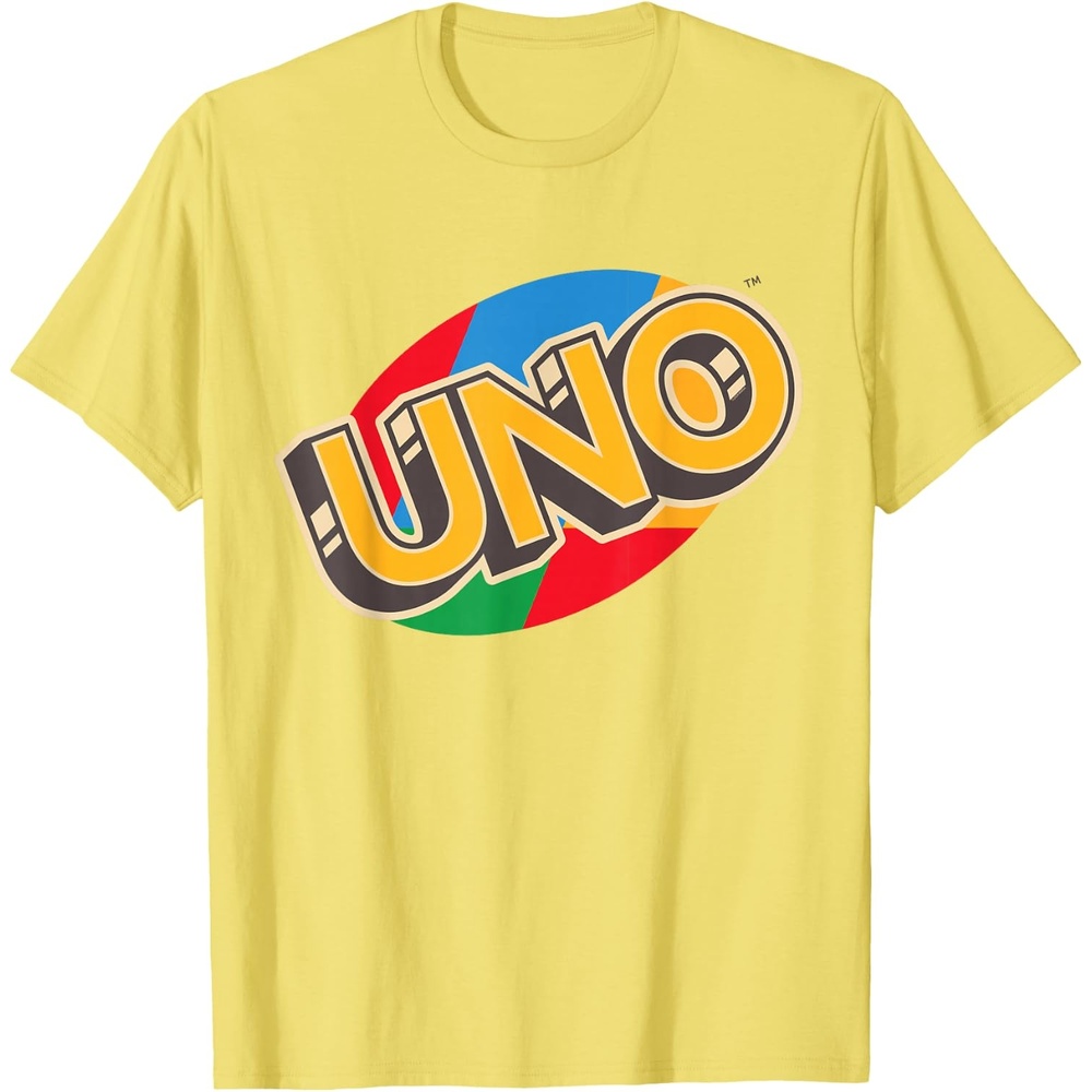 image:imageUNO Vintage Game Night Logo TShirtLemon Yellow