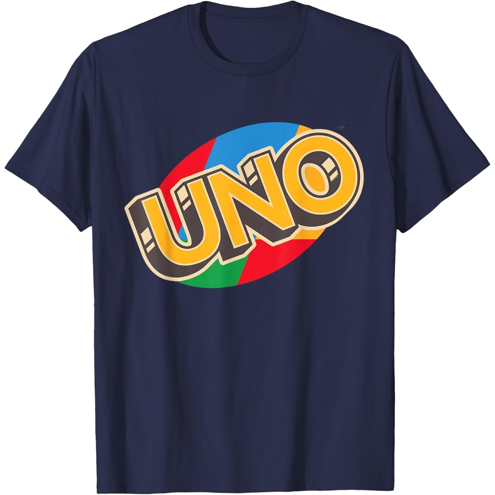 image:imageUNO Vintage Game Night Logo TShirtNavy Blue