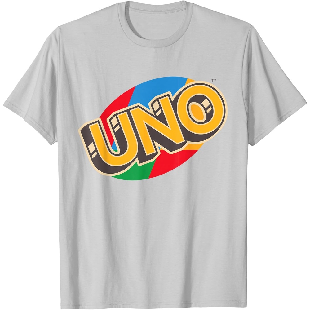 image:imageUNO Vintage Game Night Logo TShirtSilver Grey