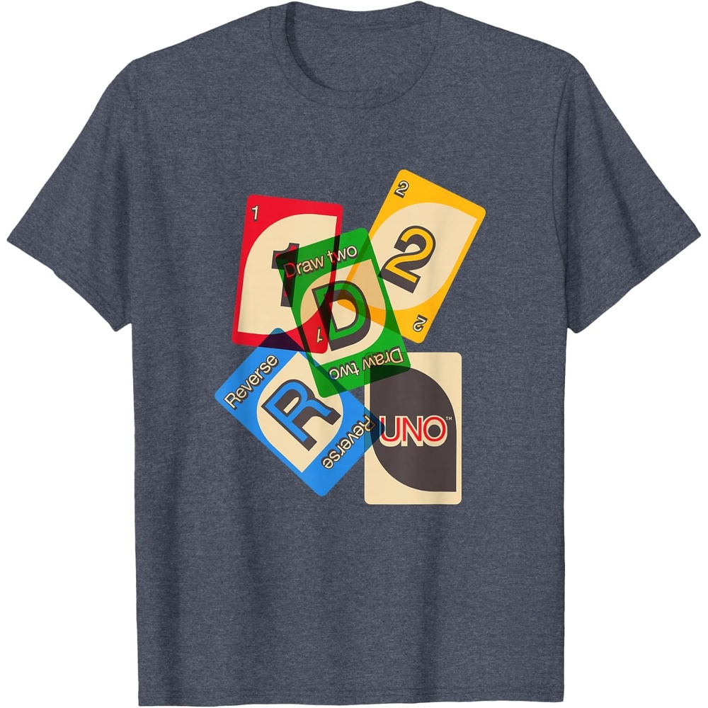 image:imageUNO Vintage Game Night TShirtHeather Blue